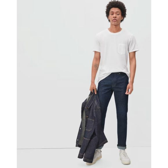 Everlane Other - EVERLANE Mens Jeans 34x34 Dark Wash THE SLIM 4 WAY STRETCH JEAN Denim